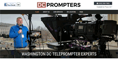 Desktop Screenshot of dcprompters.com