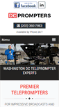 Mobile Screenshot of dcprompters.com